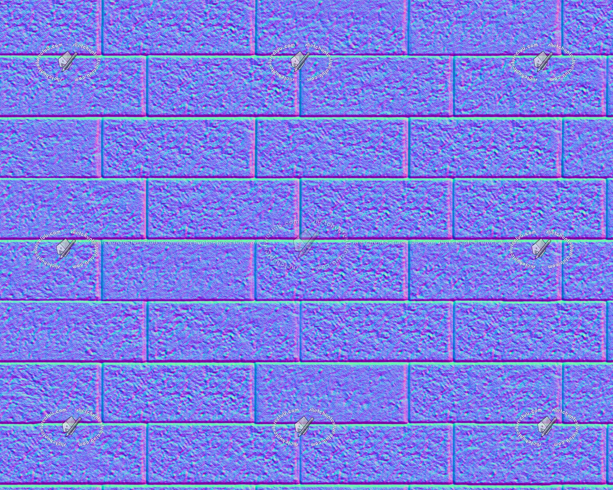 Textures   -   ARCHITECTURE   -   STONES WALLS   -   Stone blocks  - Retaining wall stone blocks texture seamless 21074 - Normal