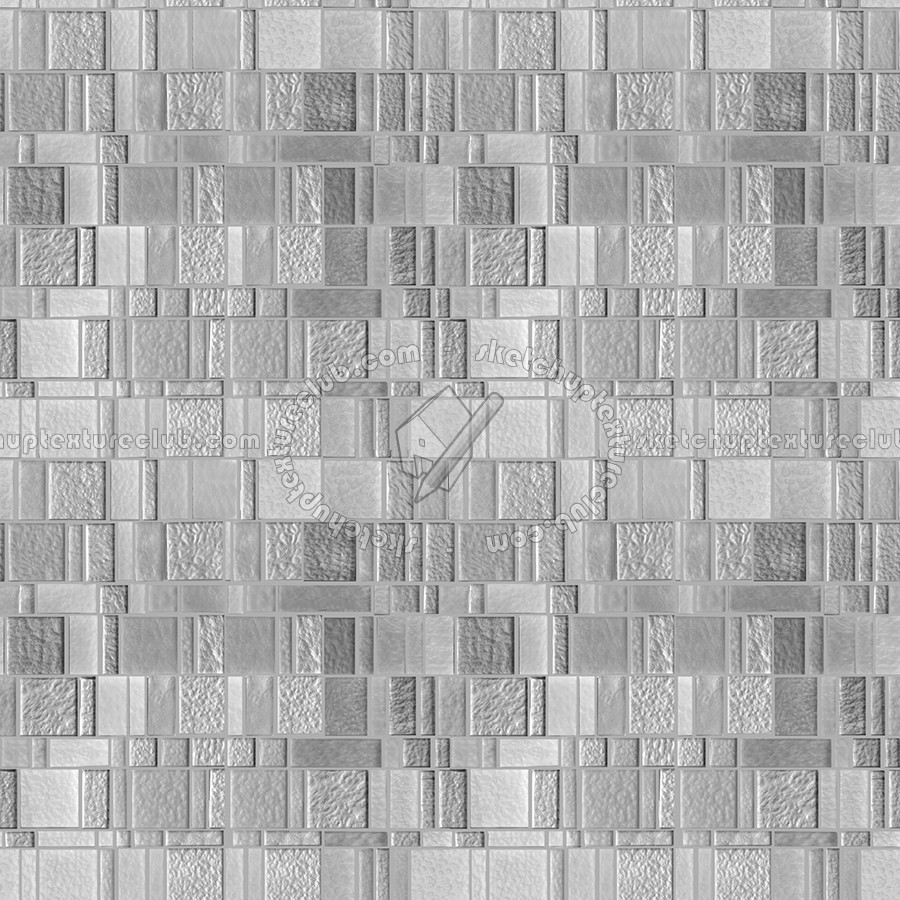Textures   -   ARCHITECTURE   -   TILES INTERIOR   -   Mosaico   -   Mixed format  - Mosaico liberty style tiles texture seamless 15655 - Bump