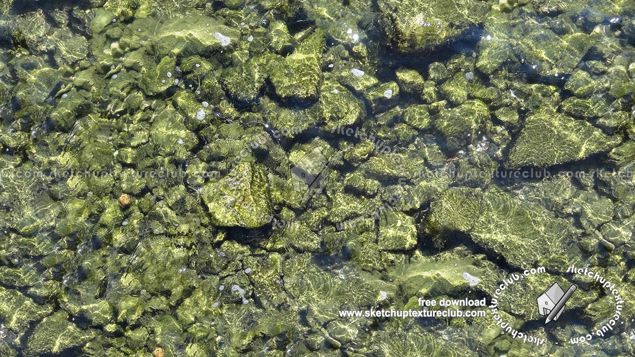 Textures   -   NATURE ELEMENTS   -   GRAVEL &amp; PEBBLES  - Pebbles under water texture seamless 18343 (seamless)