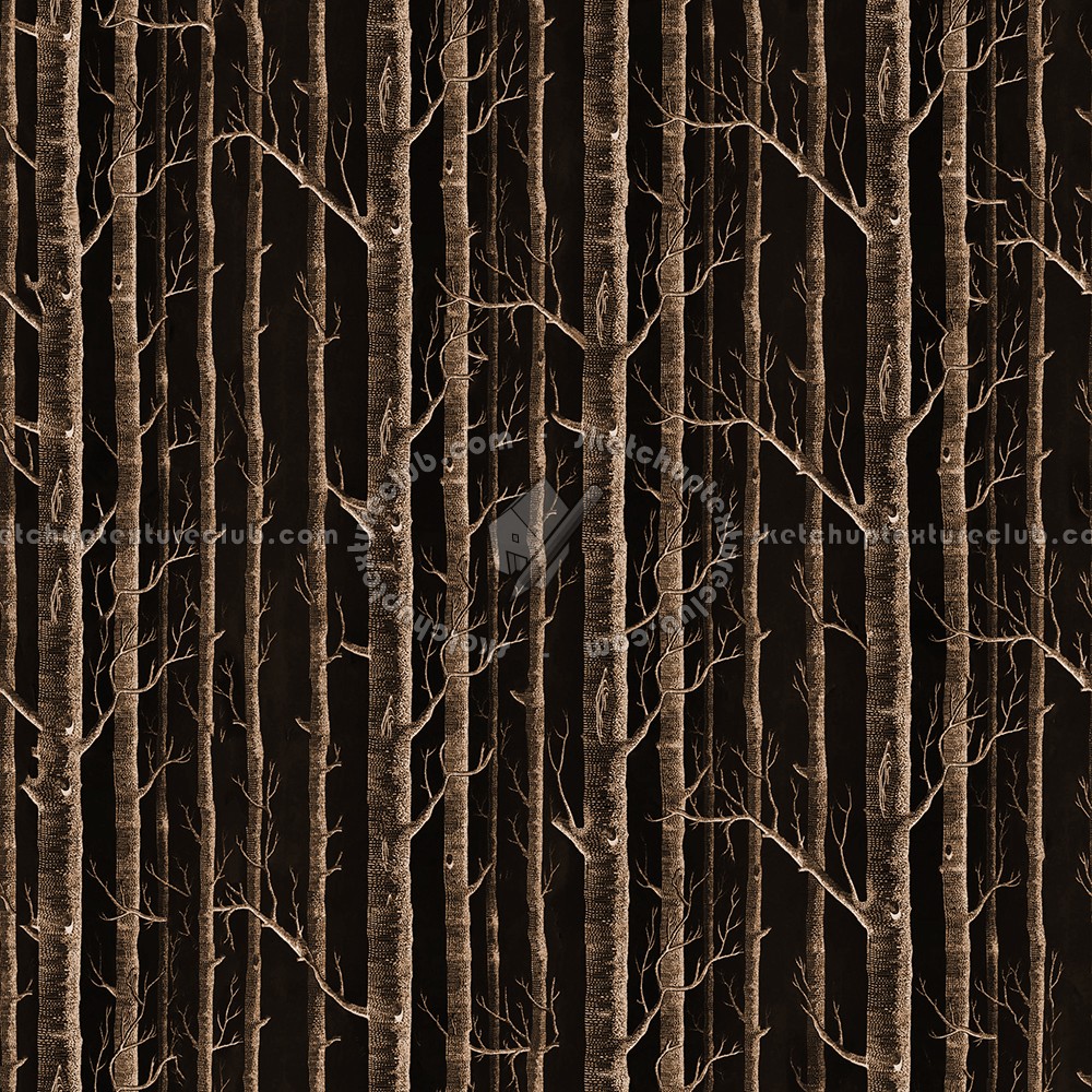 Textures - MATERIALS - WALLPAPER - various patterns - Trees background wallpaper texture seamless 12239 (seamless)
