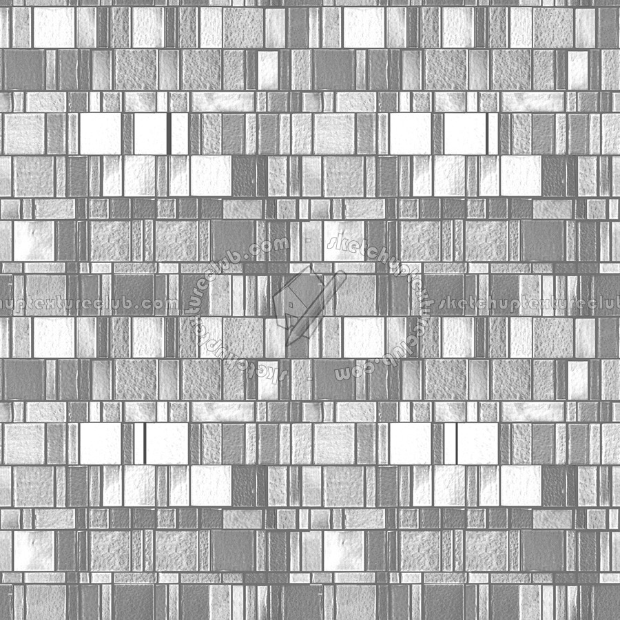 Textures   -   ARCHITECTURE   -   TILES INTERIOR   -   Mosaico   -   Mixed format  - Mosaico liberty style tiles texture seamless 15659 - Bump