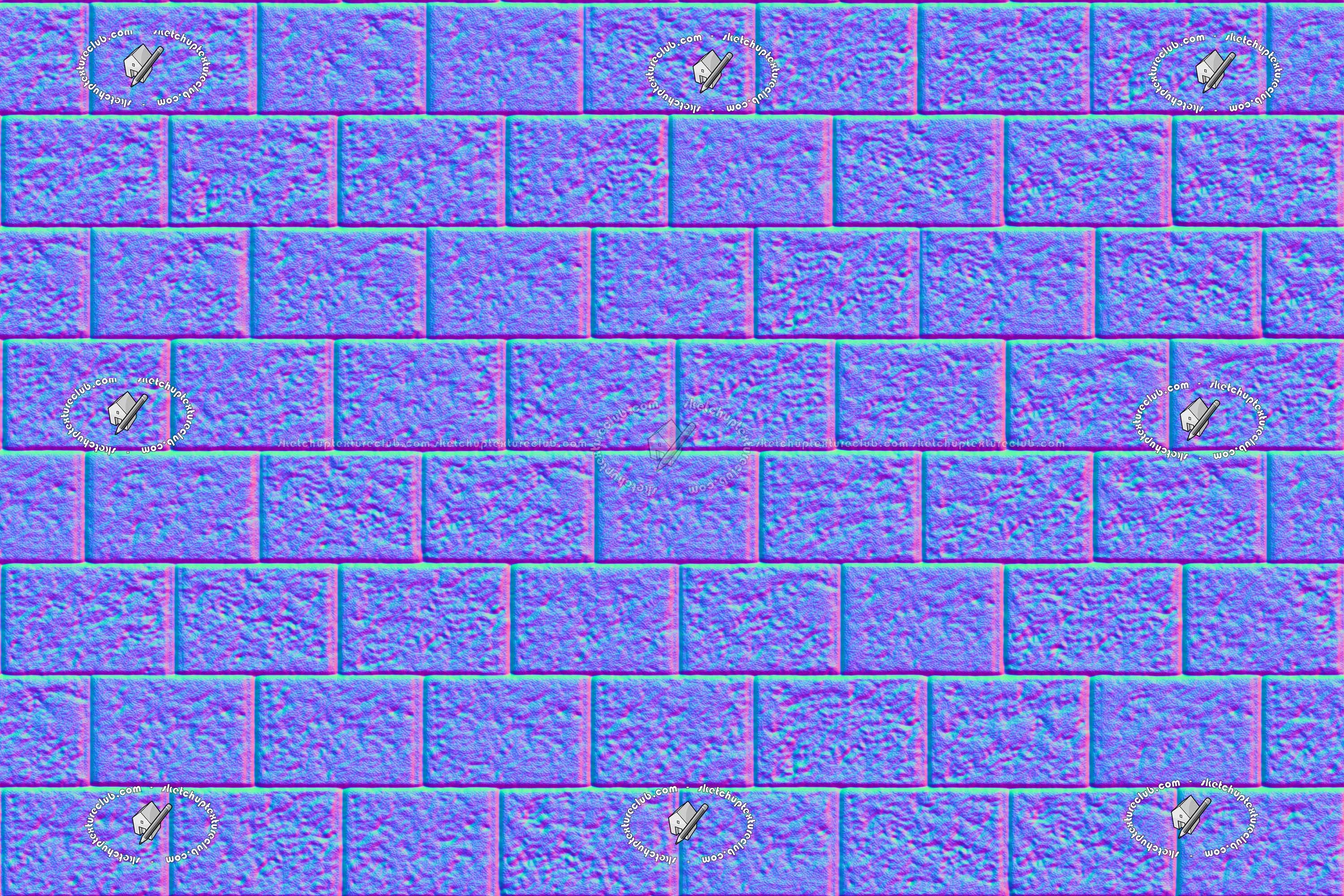 Textures   -   ARCHITECTURE   -   STONES WALLS   -   Stone blocks  - Retaining wall stone blocks texture seamless 21214 - Normal