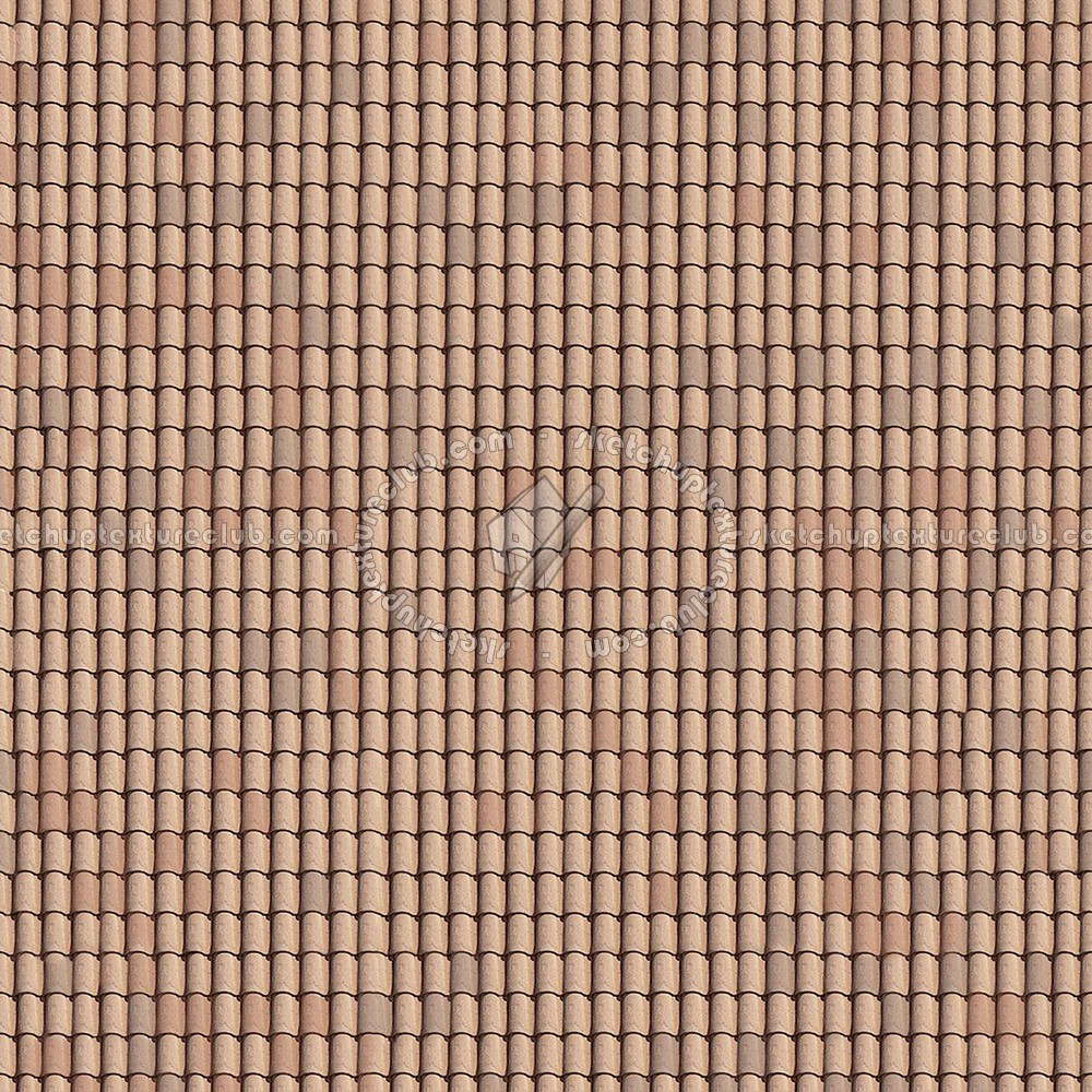 Textures   -   ARCHITECTURE   -   ROOFINGS   -   Clay roofs  - Spanish clay roof tile texture seamless 03466 (seamless)