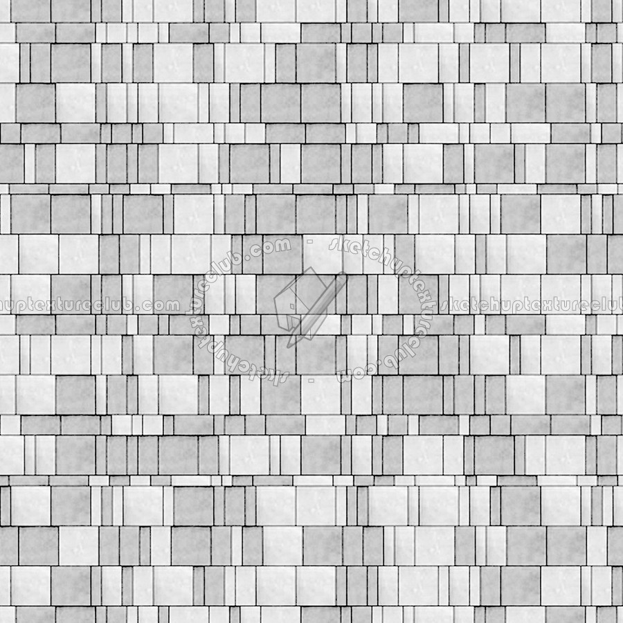 Textures   -   ARCHITECTURE   -   TILES INTERIOR   -   Mosaico   -   Mixed format  - Mosaico liberty style tiles texture seamless 15661 - Bump