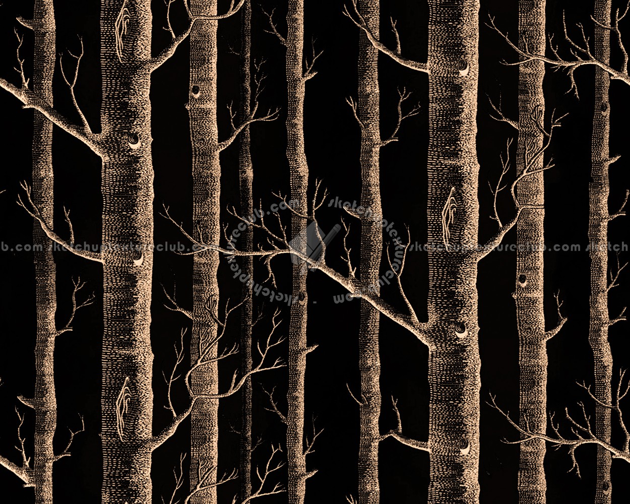 Textures - MATERIALS - WALLPAPER - various patterns - Trees background wallpaper texture seamless 12245 (seamless)