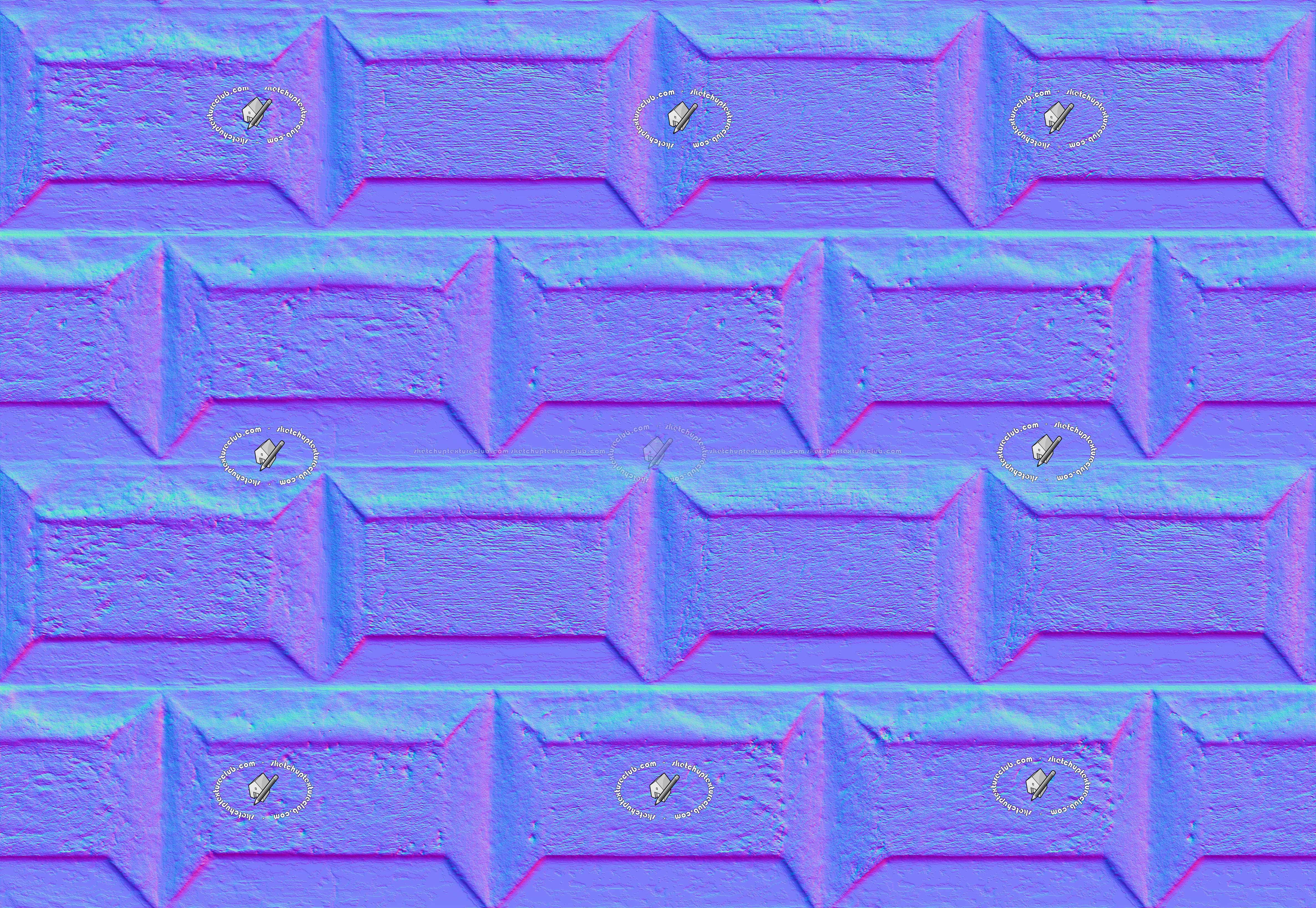 Textures   -   ARCHITECTURE   -   STONES WALLS   -   Stone blocks  - Wall stone blocks texture seamless 21234 - Normal