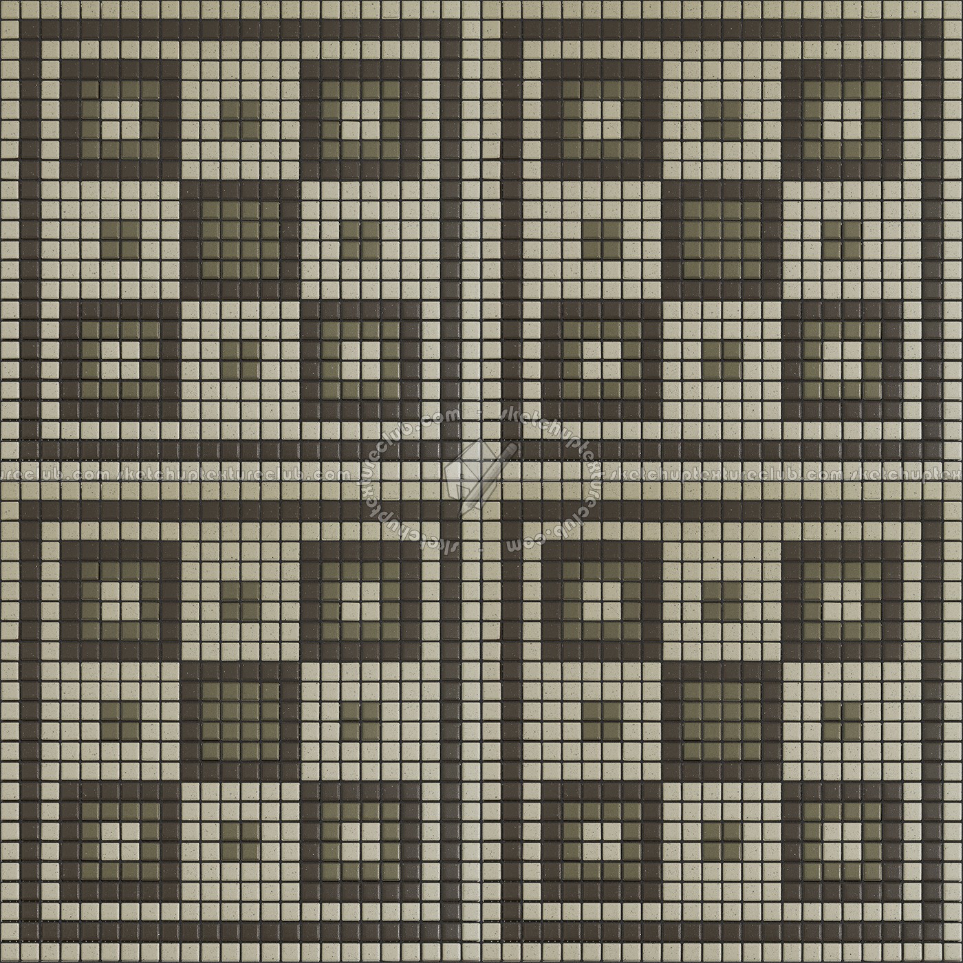 Textures   -   ARCHITECTURE   -   TILES INTERIOR   -   Mosaico   -   Classic format   -   Patterned  - Mosaico patterned tiles texture seamless 15155 (seamless)