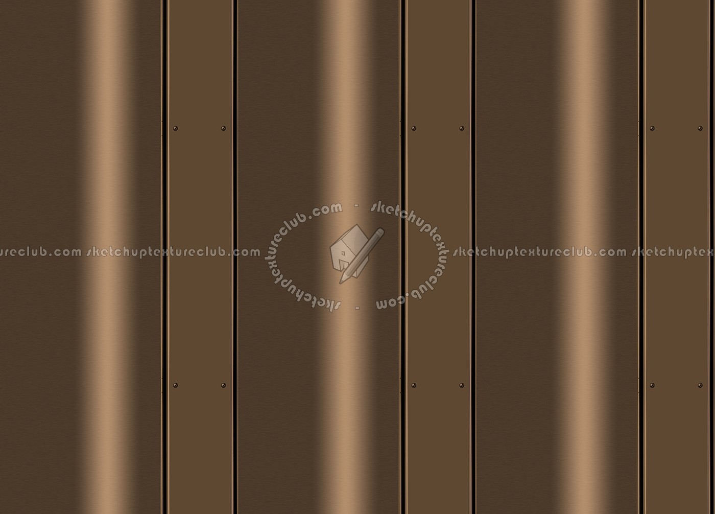 Bronze metal facade cladding texture seamless 10229
