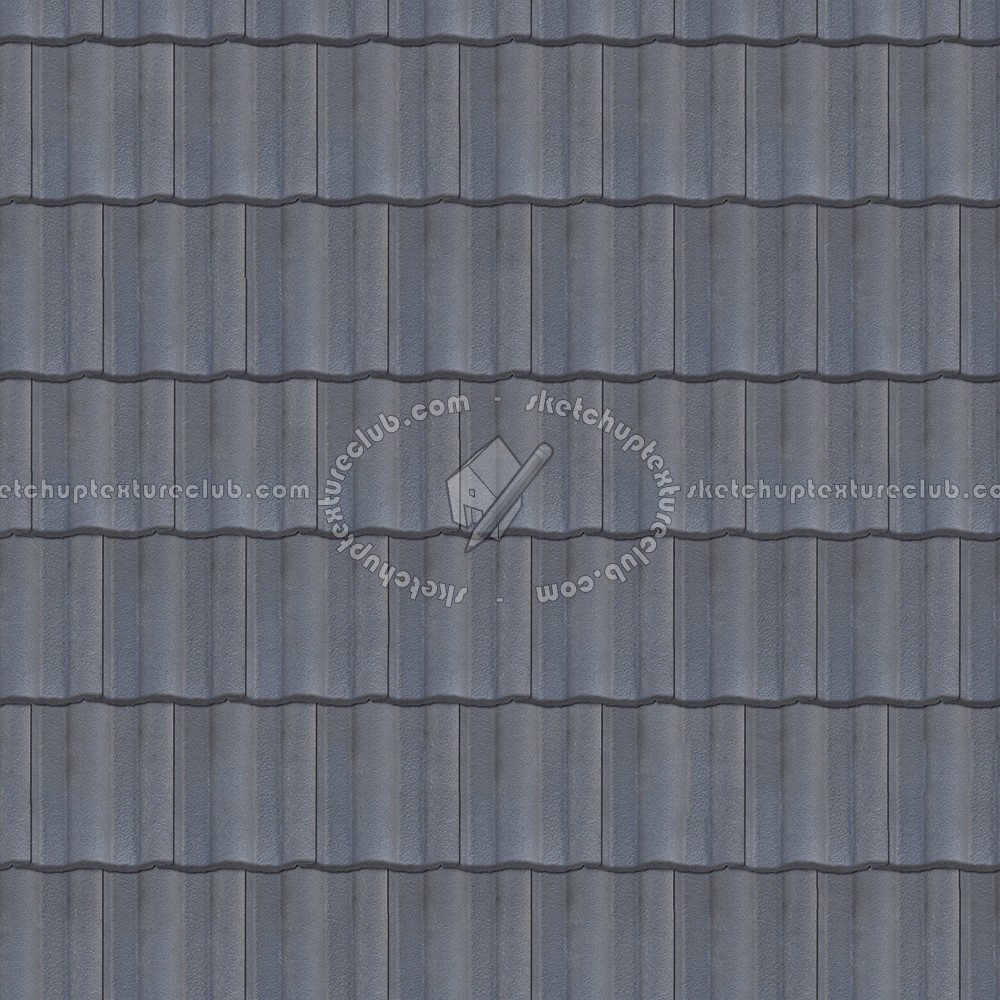 Textures   -   ARCHITECTURE   -   ROOFINGS   -   Clay roofs  - Concrete roof tile texture seamless 03470 (seamless)