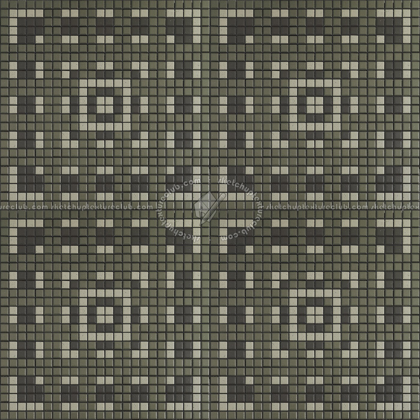 Textures   -   ARCHITECTURE   -   TILES INTERIOR   -   Mosaico   -   Classic format   -   Patterned  - Mosaico patterned tiles texture seamless 15157 (seamless)