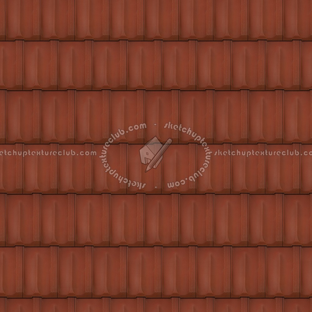 Textures   -   ARCHITECTURE   -   ROOFINGS   -   Clay roofs  - Terracotta roof tile texture seamless 03471 (seamless)