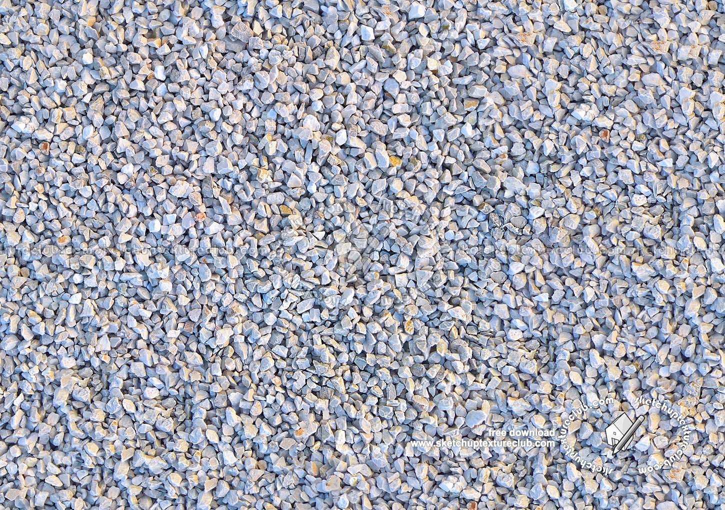 Textures   -   NATURE ELEMENTS   -   GRAVEL &amp; PEBBLES  - White gravel texture seamless 20205 (seamless)