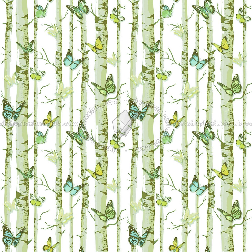 Textures - MATERIALS - WALLPAPER - various patterns - Trees background wallpaper texture seamless 12252 (seamless)