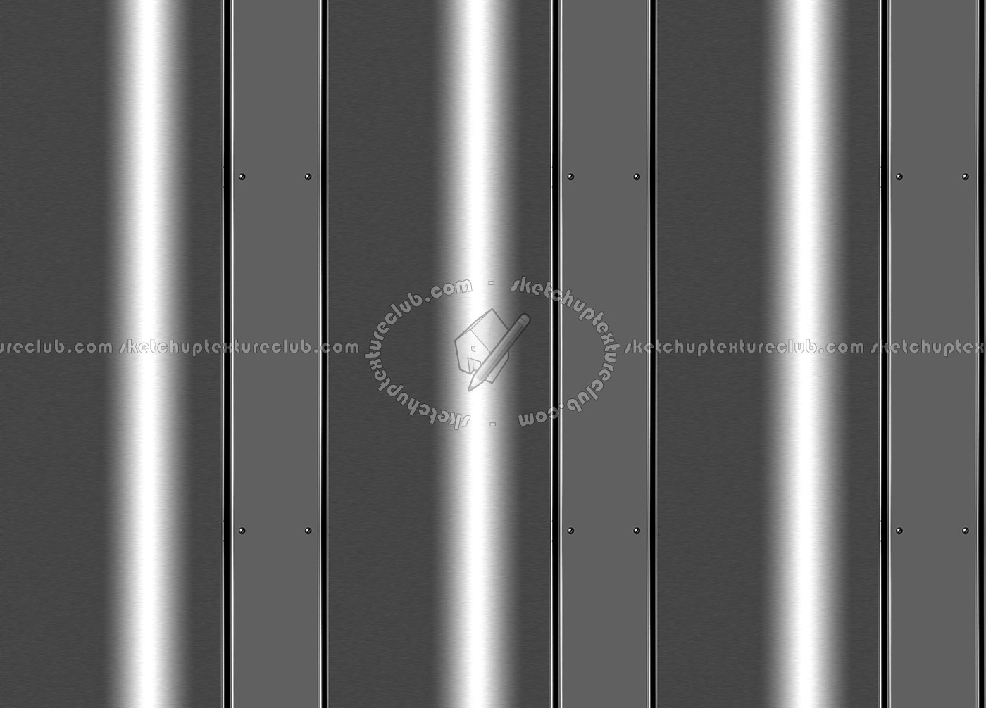 Textures   -   MATERIALS   -   METALS   -   Facades claddings  - Stainless metal facade cladding texture seamless 10234 (seamless)