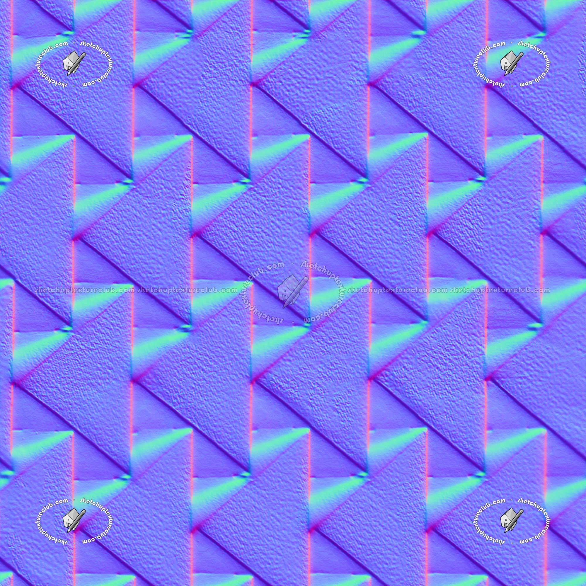 Textures   -   ARCHITECTURE   -   CONCRETE   -   Plates   -   Clean  - Concrete facade modern architecture texture seamless 20908 - Normal