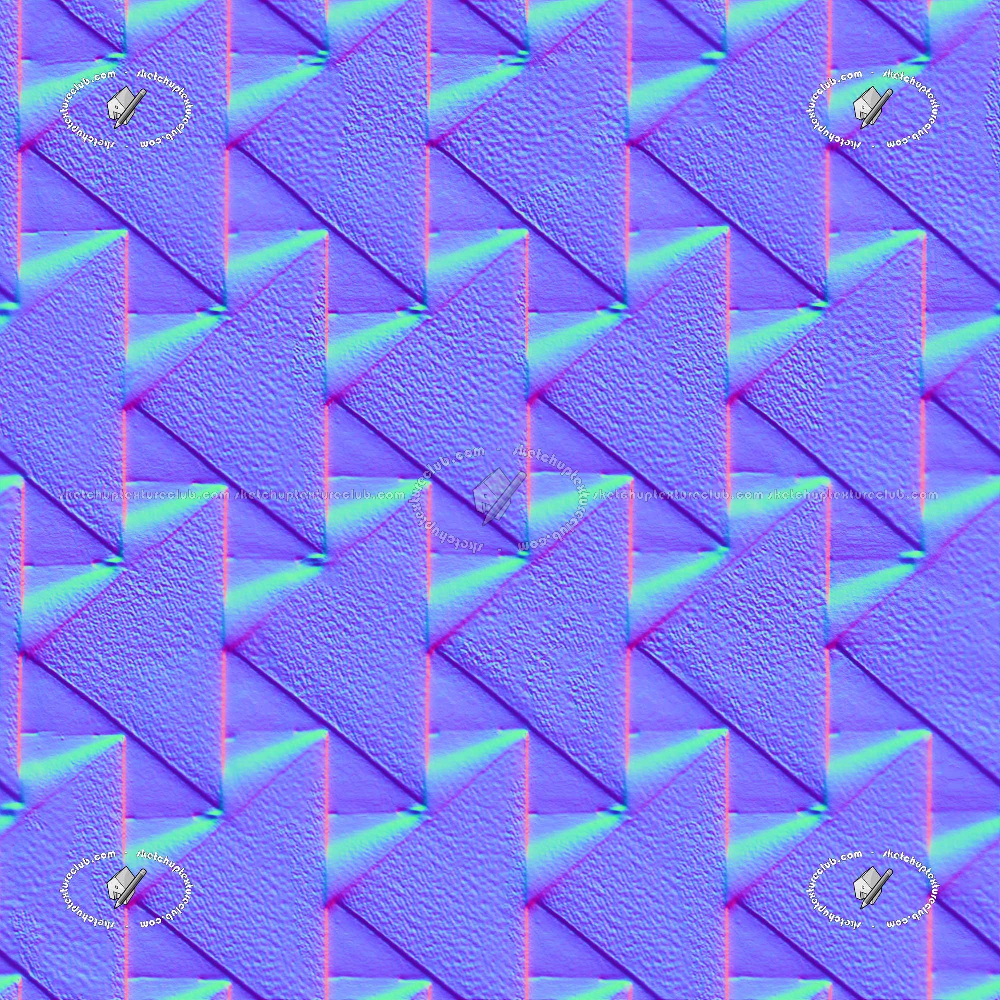 Textures - ARCHITECTURE - CONCRETE - Plates - Clean - Concrete facade modern architecture texture seamless 20909 - Normal