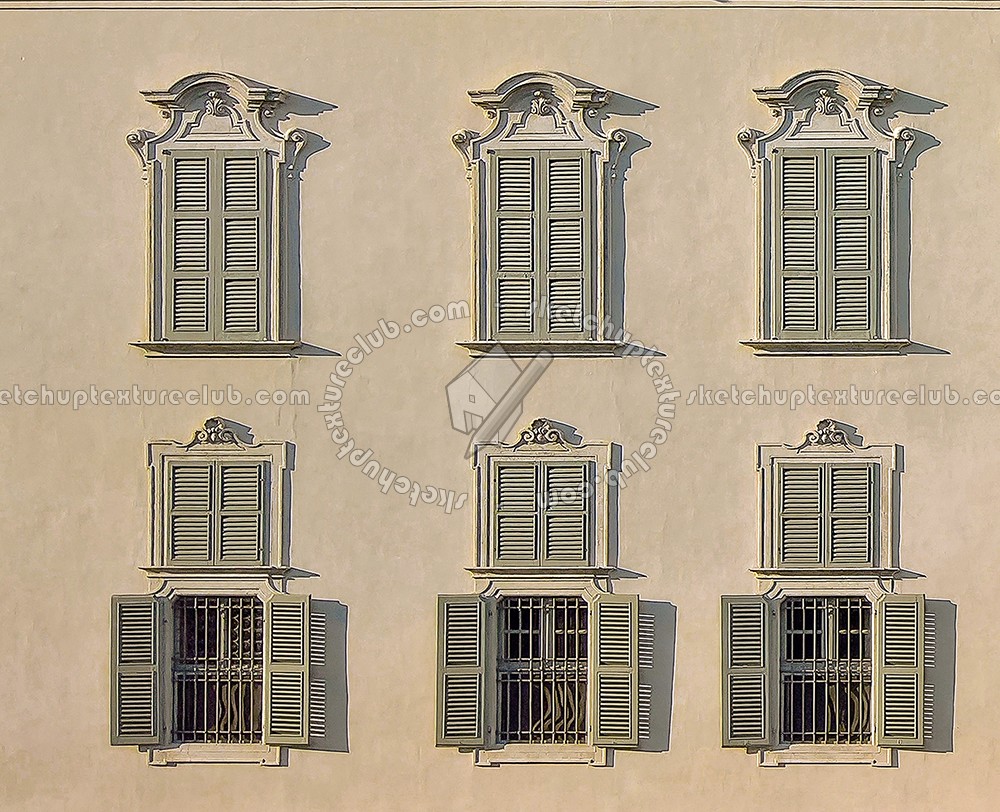 Textures   -   ARCHITECTURE   -   BUILDINGS   -   Windows   -   mixed windows  - Old residential window texture 18450