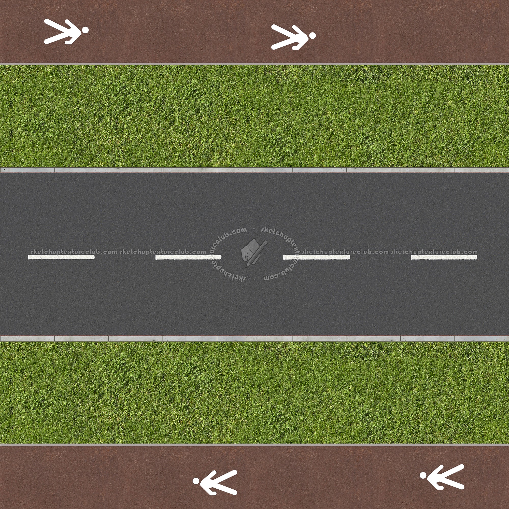 Textures - ARCHITECTURE - ROADS - Roads - Road texture seamless 07662 (seamless)