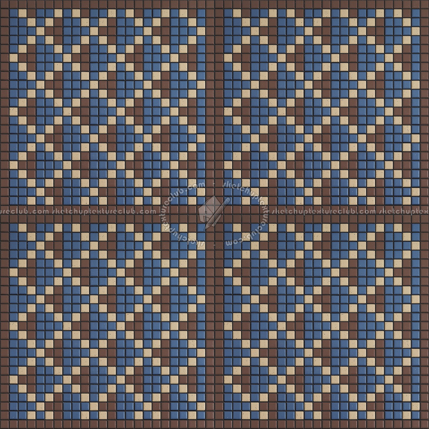 Textures   -   ARCHITECTURE   -   TILES INTERIOR   -   Mosaico   -   Classic format   -   Patterned  - Mosaico patterned tiles texture seamless 15165 (seamless)