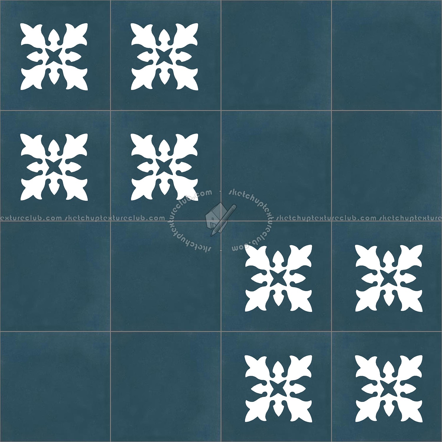 Textures   -   ARCHITECTURE   -   TILES INTERIOR   -   Cement - Encaustic   -   Encaustic  - Traditional encaustic cement ornate tile texture seamless 13574 (seamless)