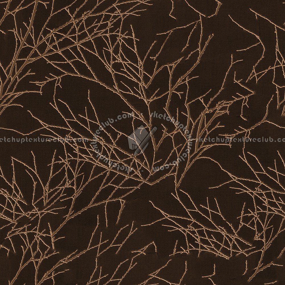 Textures - MATERIALS - WALLPAPER - various patterns - Twigs ornate wallpaper texture seamless 12257 (seamless)