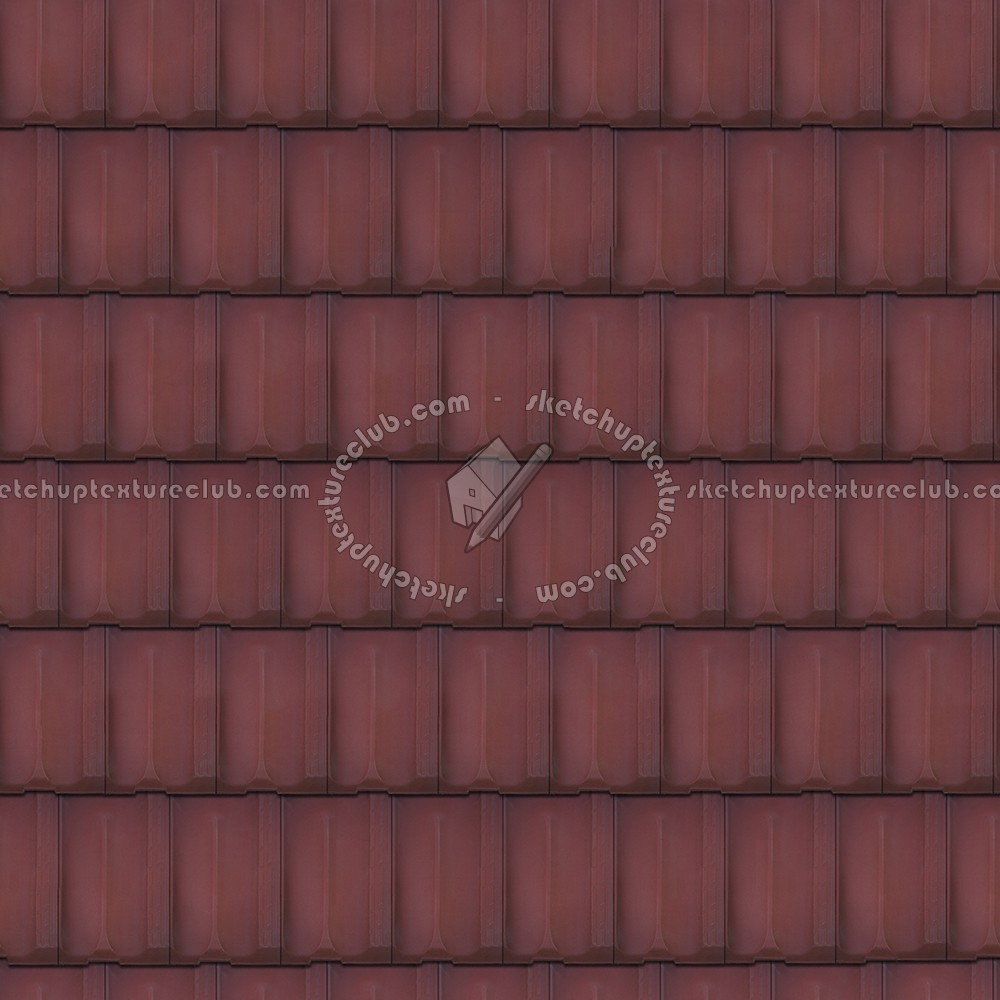 Textures - ARCHITECTURE - ROOFINGS - Clay roofs - Terracotta roof tile texture seamless 03480 (seamless)