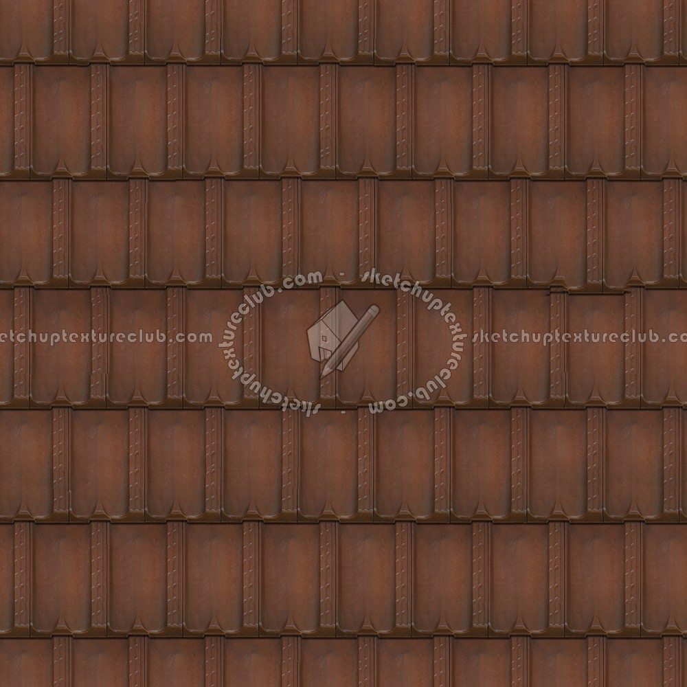 Textures   -   ARCHITECTURE   -   ROOFINGS   -   Clay roofs  - Terracotta roof tile texture seamless 03481 (seamless)