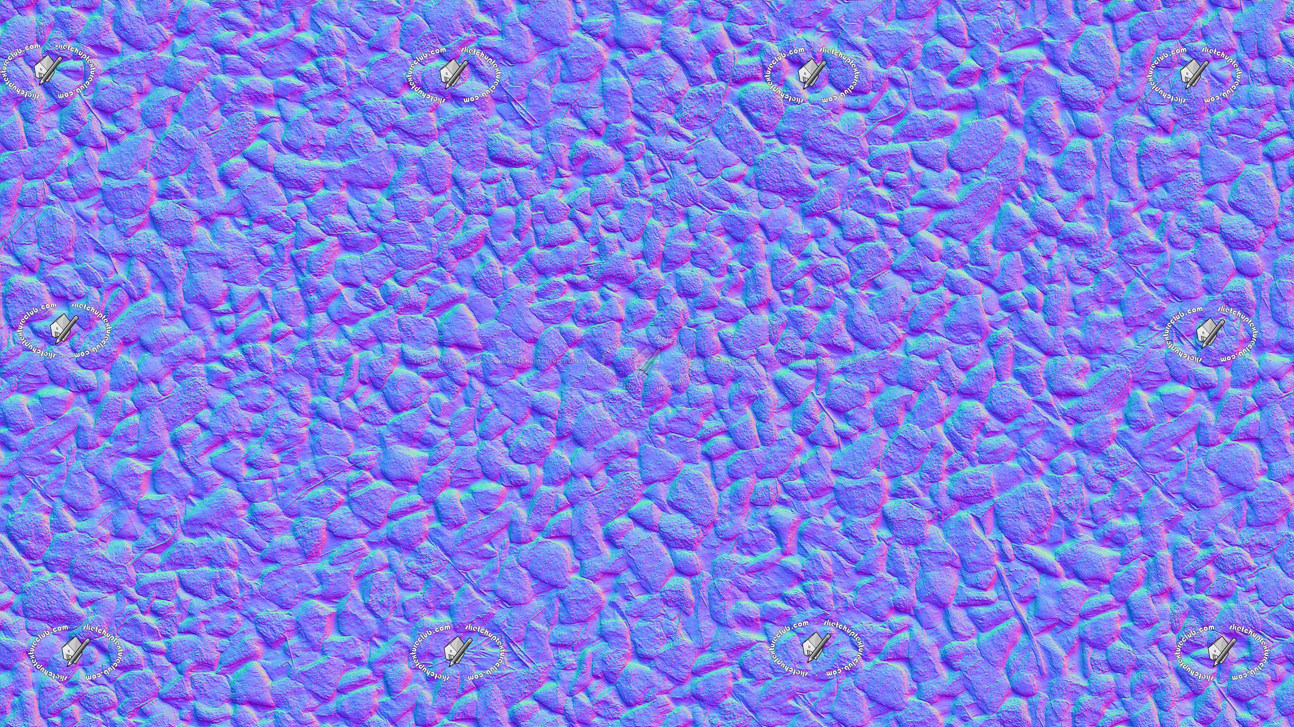 Textures   -   NATURE ELEMENTS   -   GRAVEL &amp; PEBBLES  - Gravel pebbles for rails texture seamless 20792 - Normal