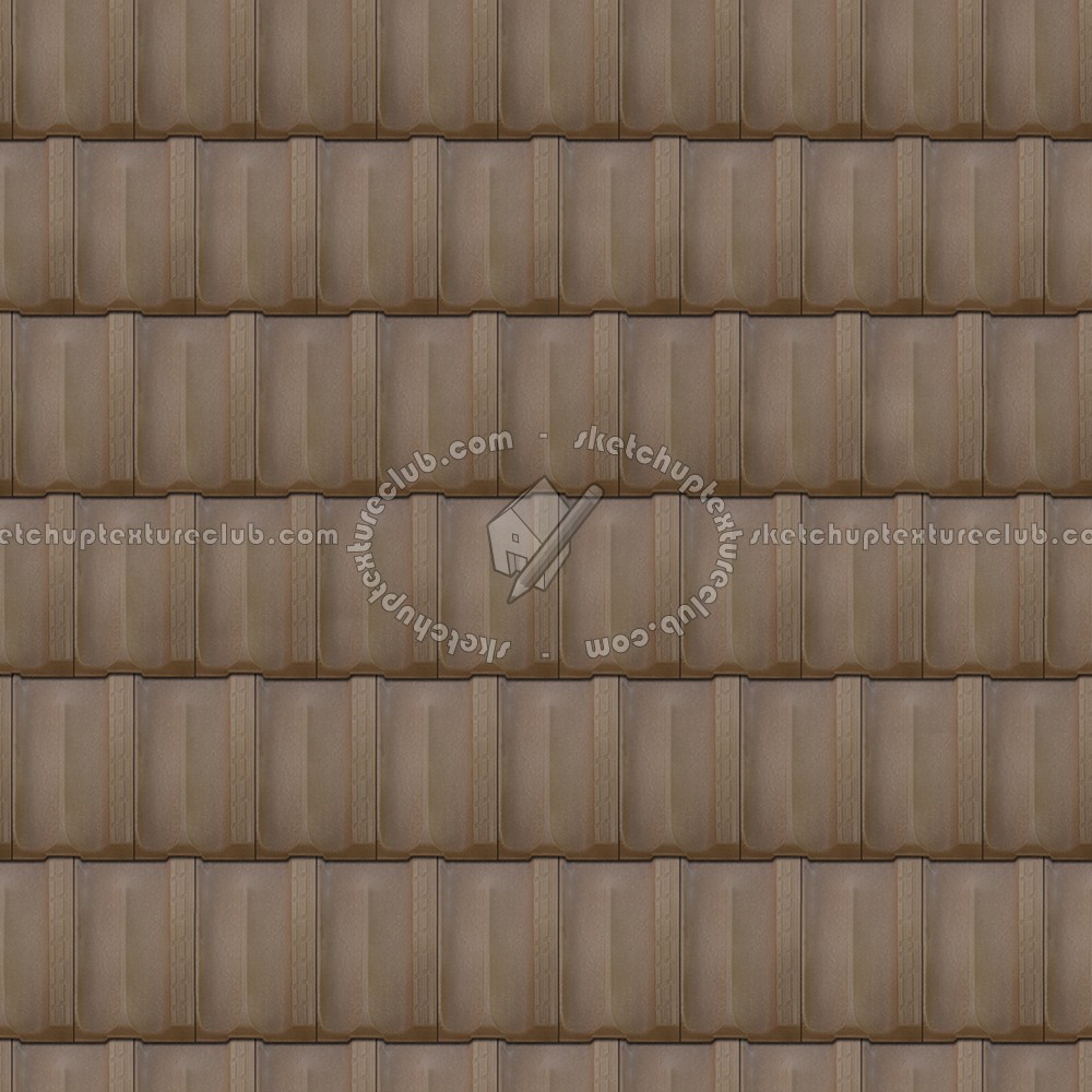 Textures - ARCHITECTURE - ROOFINGS - Clay roofs - Terracotta roof tile texture seamless 03482 (seamless)