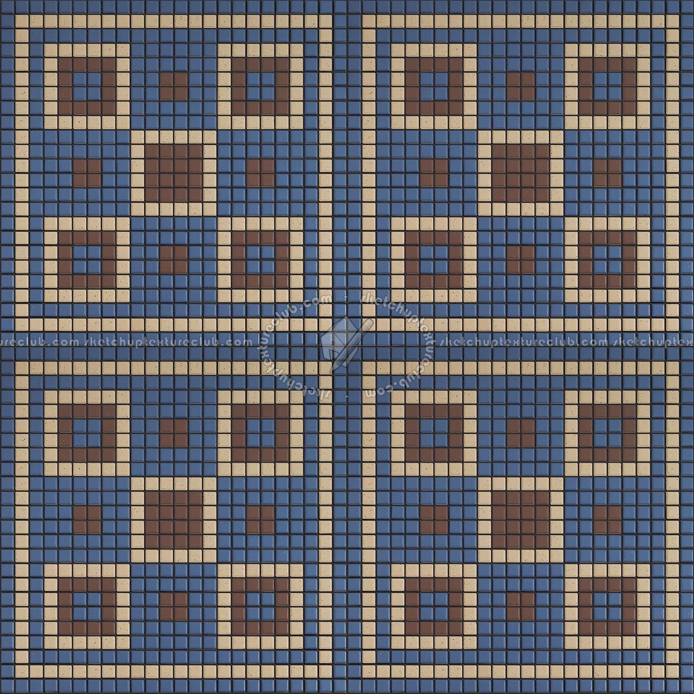 Textures   -   ARCHITECTURE   -   TILES INTERIOR   -   Mosaico   -   Classic format   -   Patterned  - Mosaico patterned tiles texture seamless 15169 (seamless)