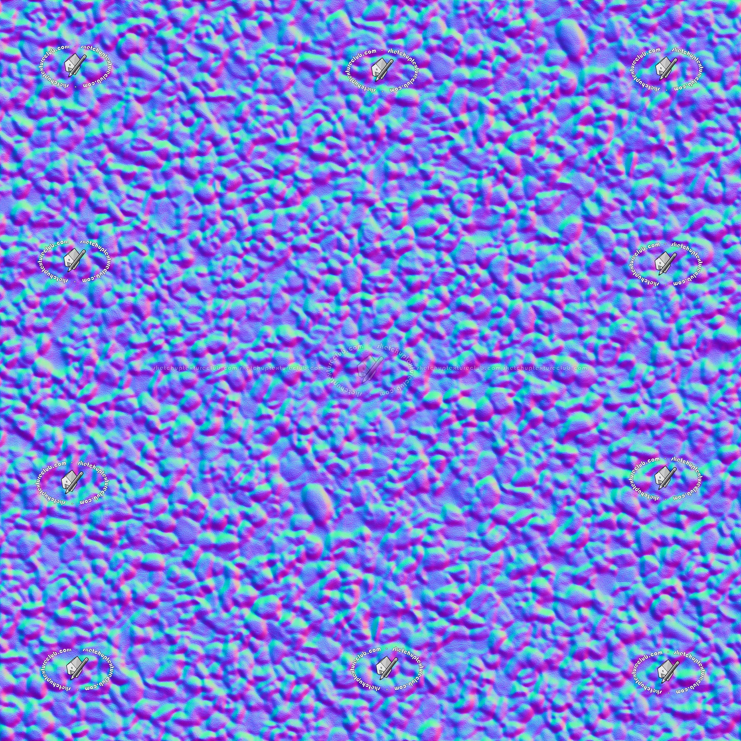 Textures   -   NATURE ELEMENTS   -   GRAVEL &amp; PEBBLES  - Mixed gravel texture seamless 21279 - Normal