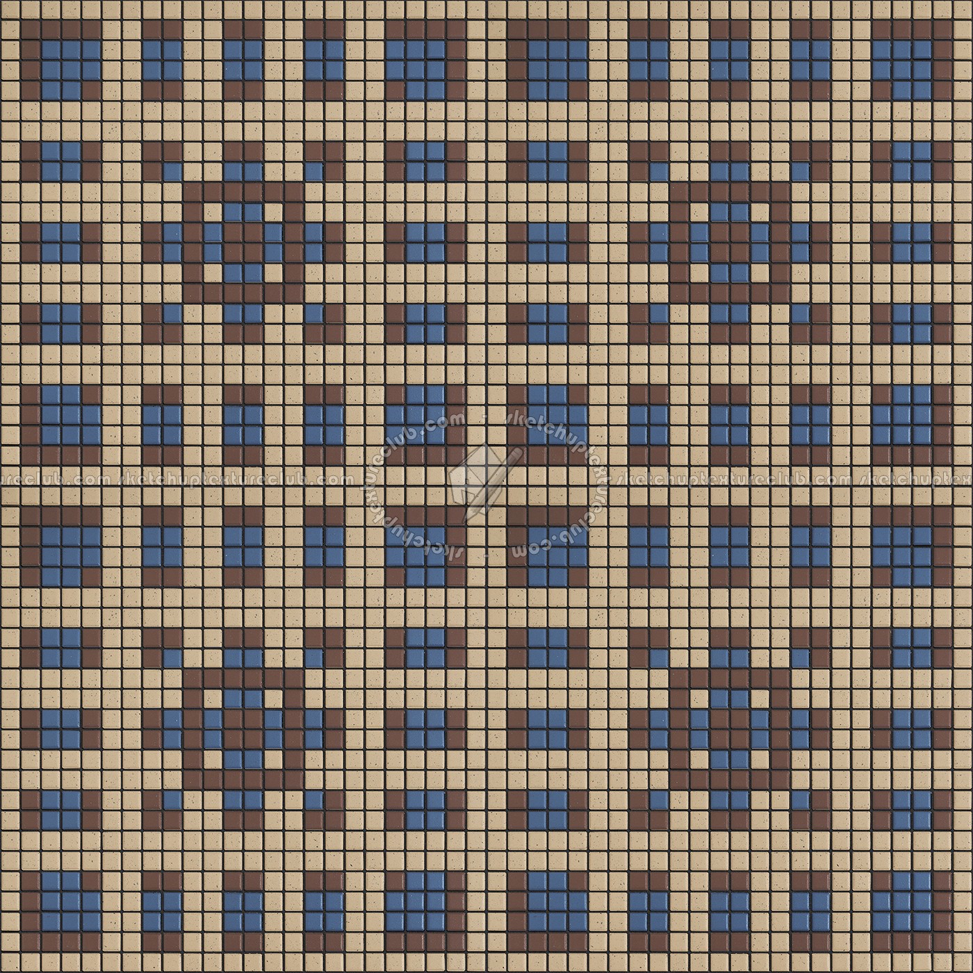 Textures   -   ARCHITECTURE   -   TILES INTERIOR   -   Mosaico   -   Classic format   -   Patterned  - Mosaico patterned tiles texture seamless 15171 (seamless)