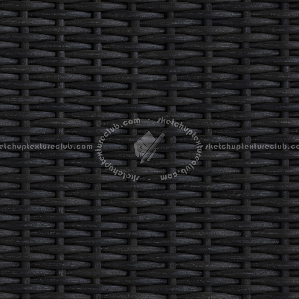 Textures   -   NATURE ELEMENTS   -   RATTAN &amp; WICKER  - Black wicker texture seamless 12617 (seamless)