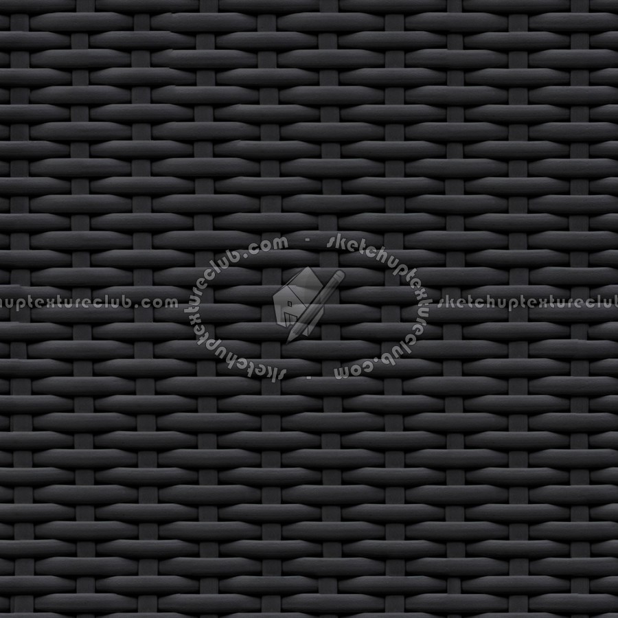 Textures   -   NATURE ELEMENTS   -   RATTAN &amp; WICKER  - Black wicker texture seamless 12618 (seamless)