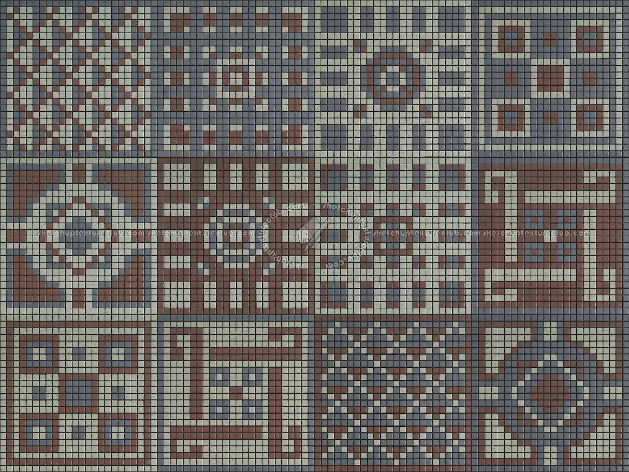 Textures   -   ARCHITECTURE   -   TILES INTERIOR   -   Mosaico   -   Classic format   -   Patterned  - Mosaico cm90x120 patterned tiles texture seamless 15174 (seamless)