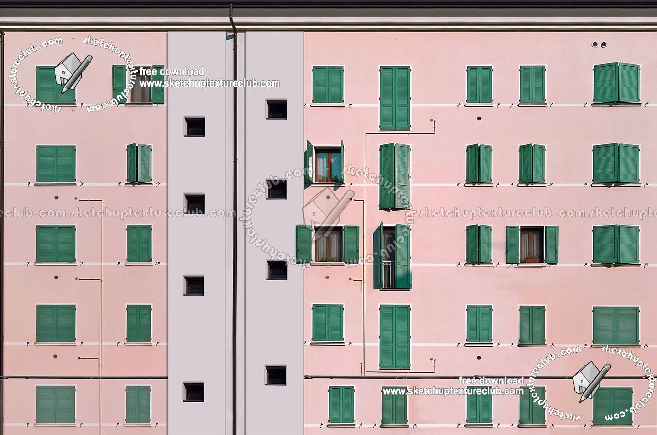 Textures   -   ARCHITECTURE   -   BUILDINGS   -   Residential buildings  - Residential building facade 18240