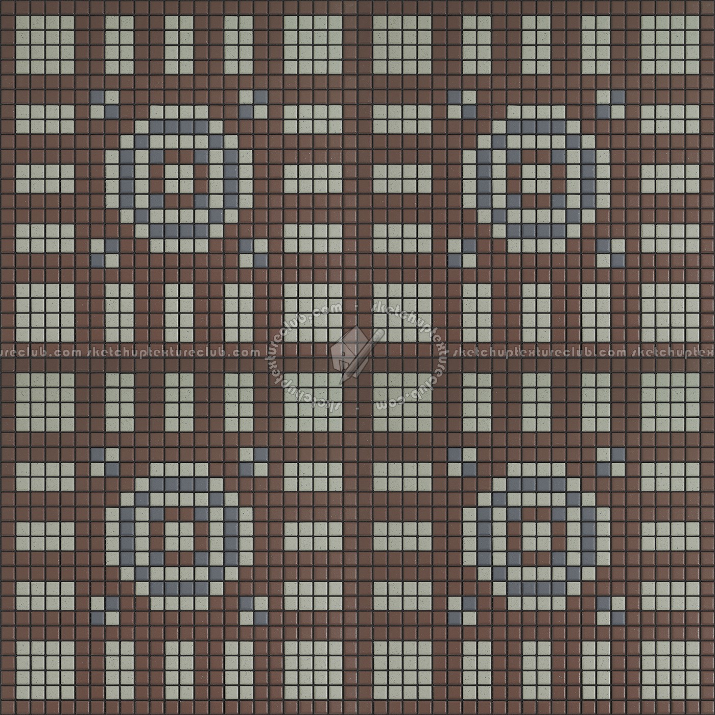 Textures   -   ARCHITECTURE   -   TILES INTERIOR   -   Mosaico   -   Classic format   -   Patterned  - Mosaico patterned tiles texture seamless 15176 (seamless)