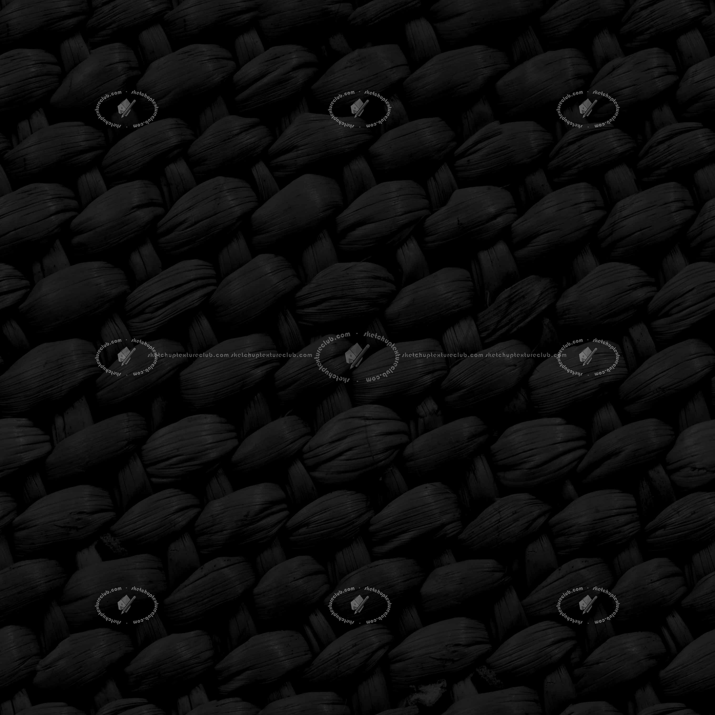 Textures   -   NATURE ELEMENTS   -   RATTAN &amp; WICKER  - Rattan texture seamless 21276 - Specular