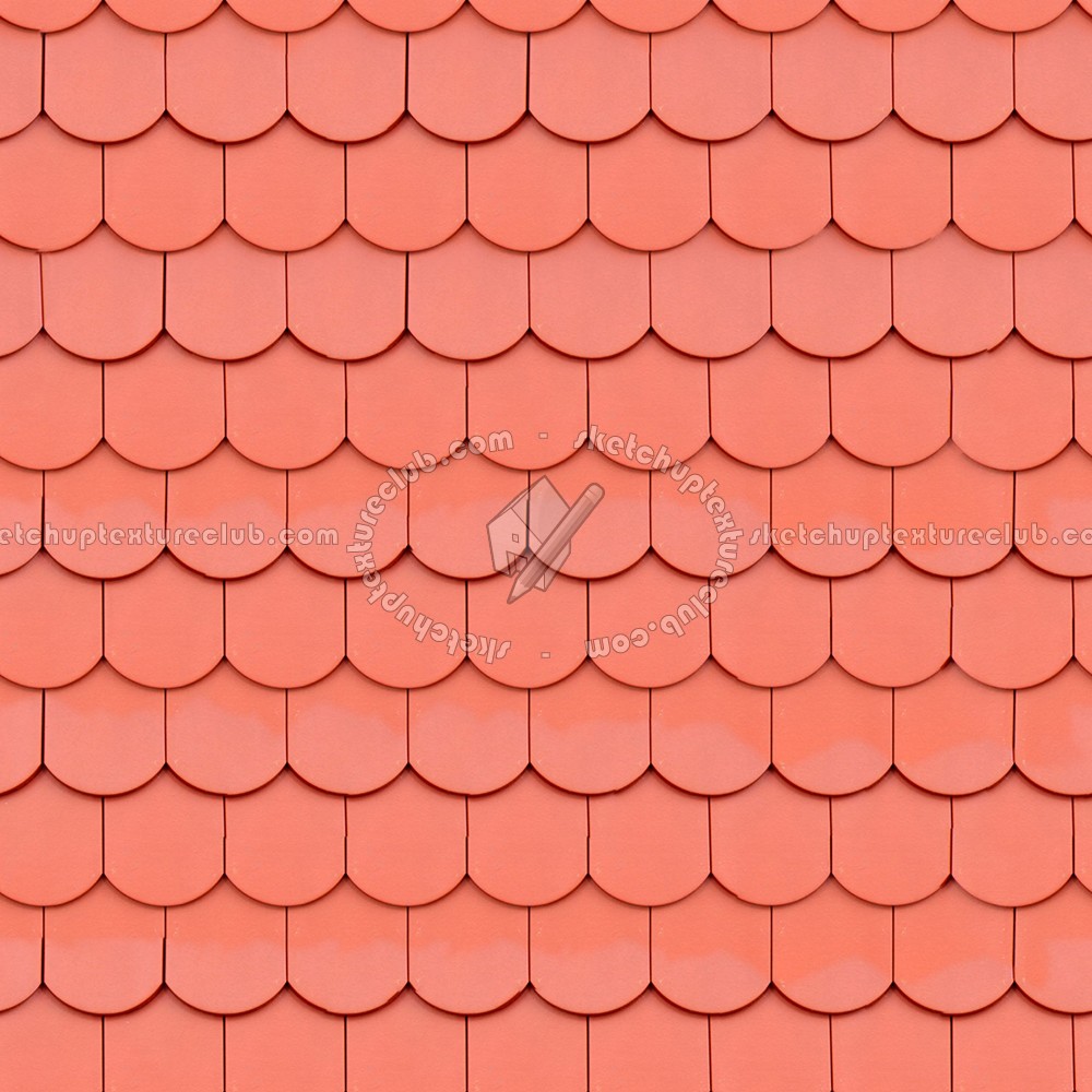 Textures   -   ARCHITECTURE   -   ROOFINGS   -   Clay roofs  - Shingle clay roof tile texture seamless 03490 (seamless)