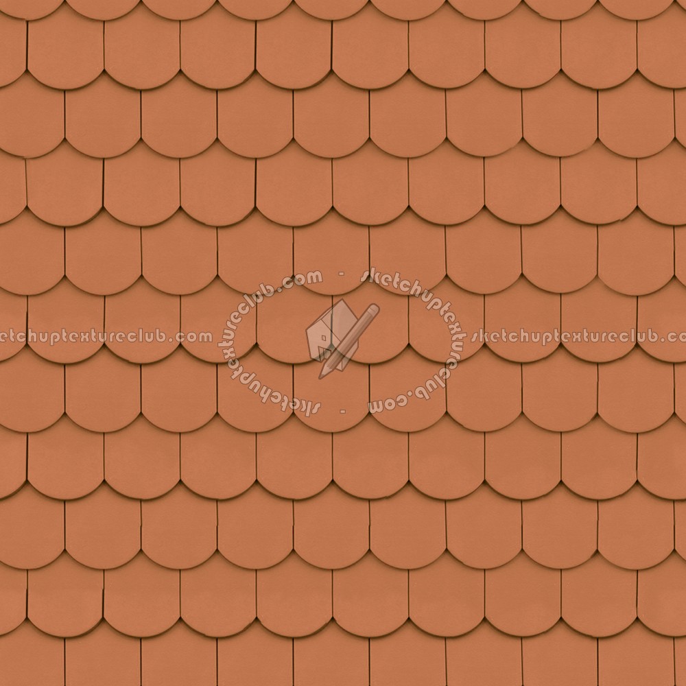 Textures   -   ARCHITECTURE   -   ROOFINGS   -   Clay roofs  - Shingle clay roof tile texture seamless 03491 (seamless)