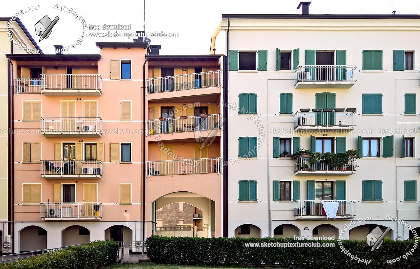 Textures   -   ARCHITECTURE   -   BUILDINGS   -   Residential buildings  - Residential building facades 18249