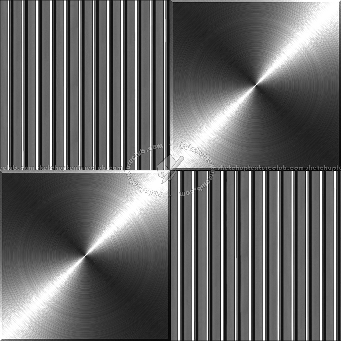 Textures   -   MATERIALS   -   METALS   -   Facades claddings  - Stainless metal facade cladding texture seamless 10252 (seamless)
