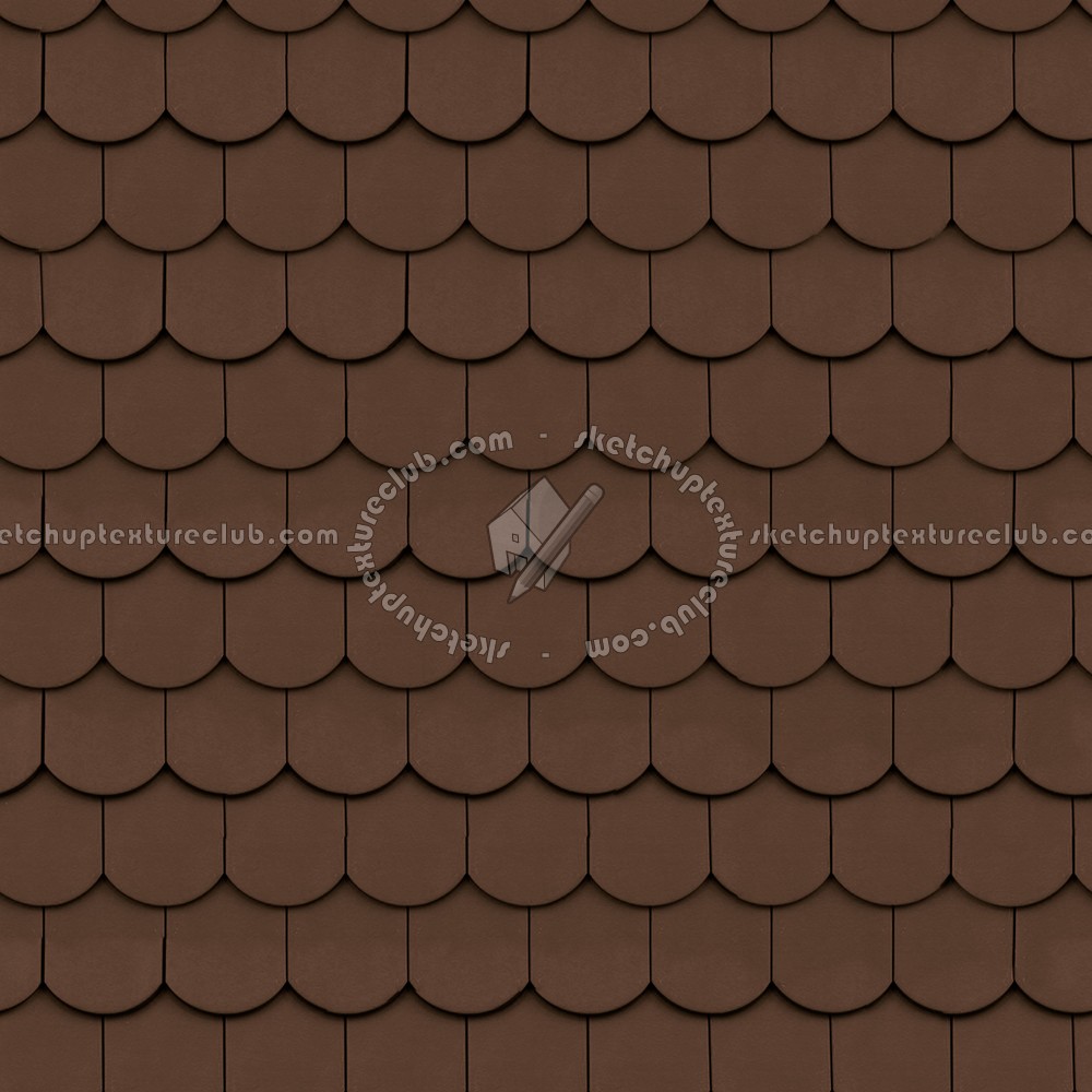 Textures   -   ARCHITECTURE   -   ROOFINGS   -   Clay roofs  - Shingle clay roof tile texture seamless 03495 (seamless)
