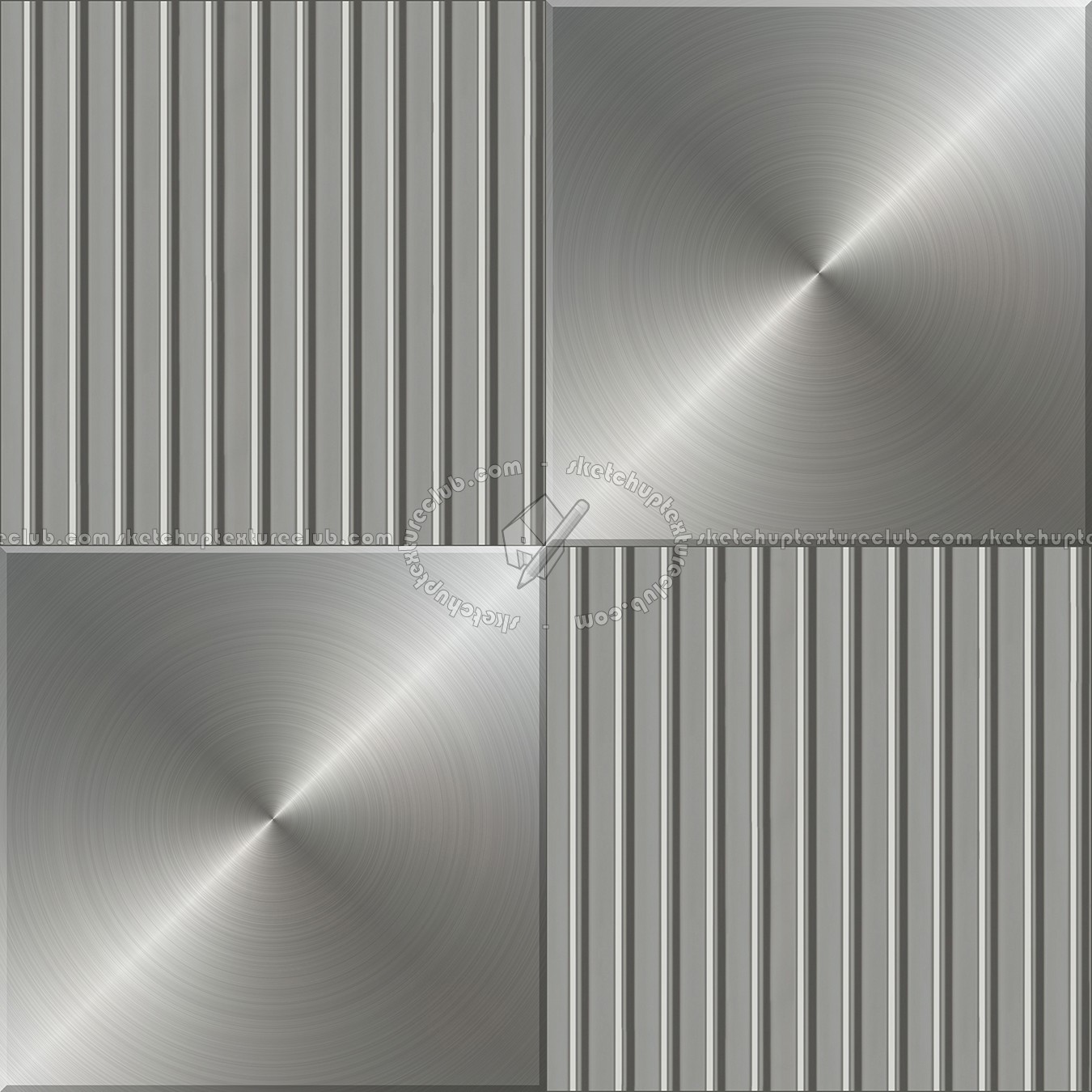 Textures   -   MATERIALS   -   METALS   -   Facades claddings  - Silver metal facade cladding texture seamless 10254 (seamless)