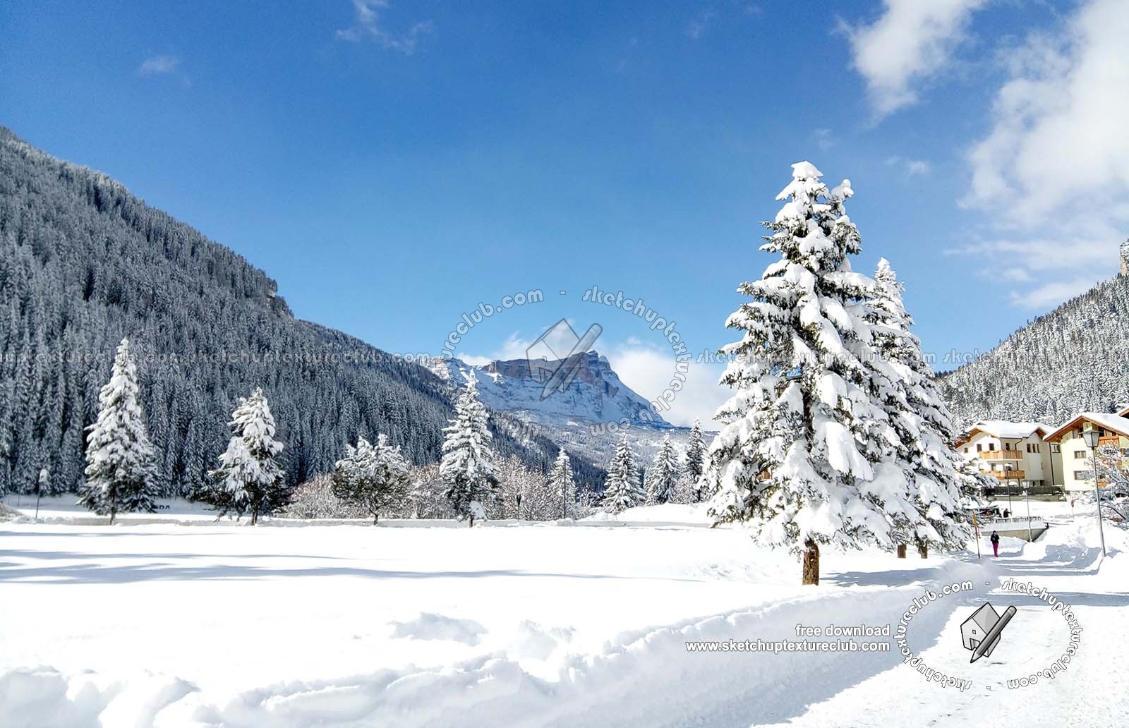 Winter snowy landscape 20215