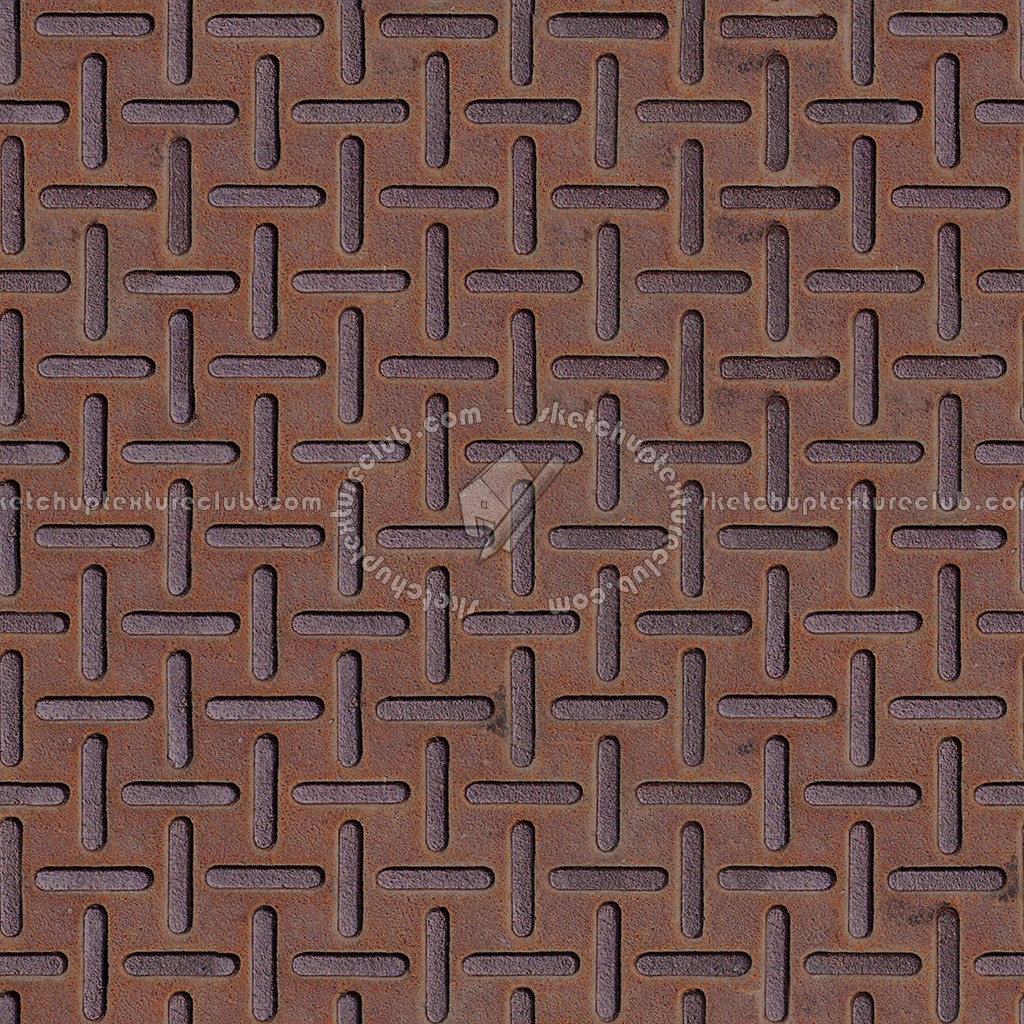 Textures - MATERIALS - METALS - Plates - Rusty iron metal plate texture seamless 10729 (seamless)