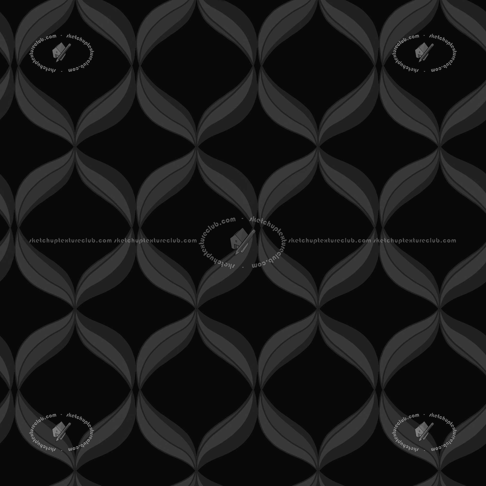 Textures   -   MATERIALS   -   WALLPAPER   -   Geometric patterns  - Modern geometric wallpaper texture seamless 20911 - Specular