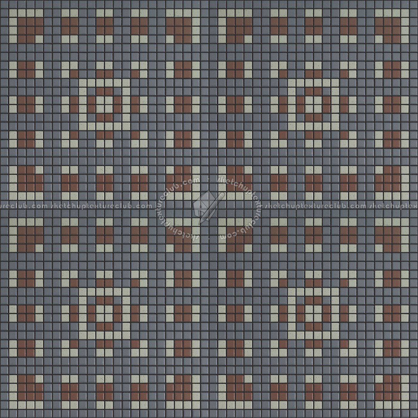 Textures   -   ARCHITECTURE   -   TILES INTERIOR   -   Mosaico   -   Classic format   -   Patterned  - Mosaico patterned tiles texture seamless 15184 (seamless)