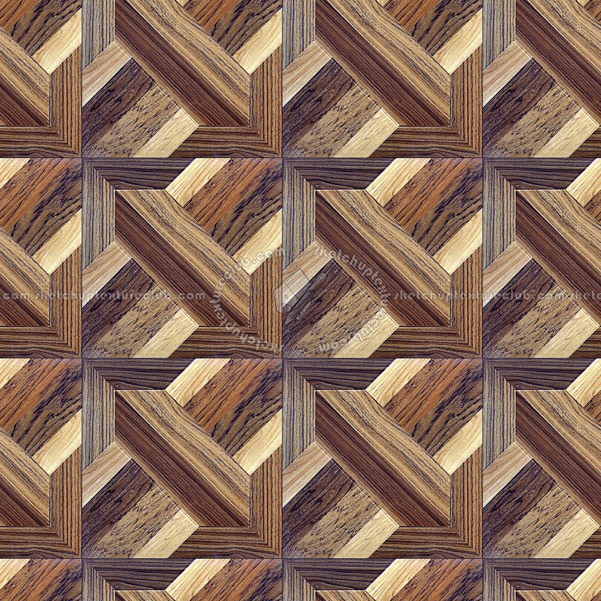 Textures   -   ARCHITECTURE   -   WOOD FLOORS   -   Geometric pattern  - Parquet geometric pattern texture seamless 04879 (seamless)