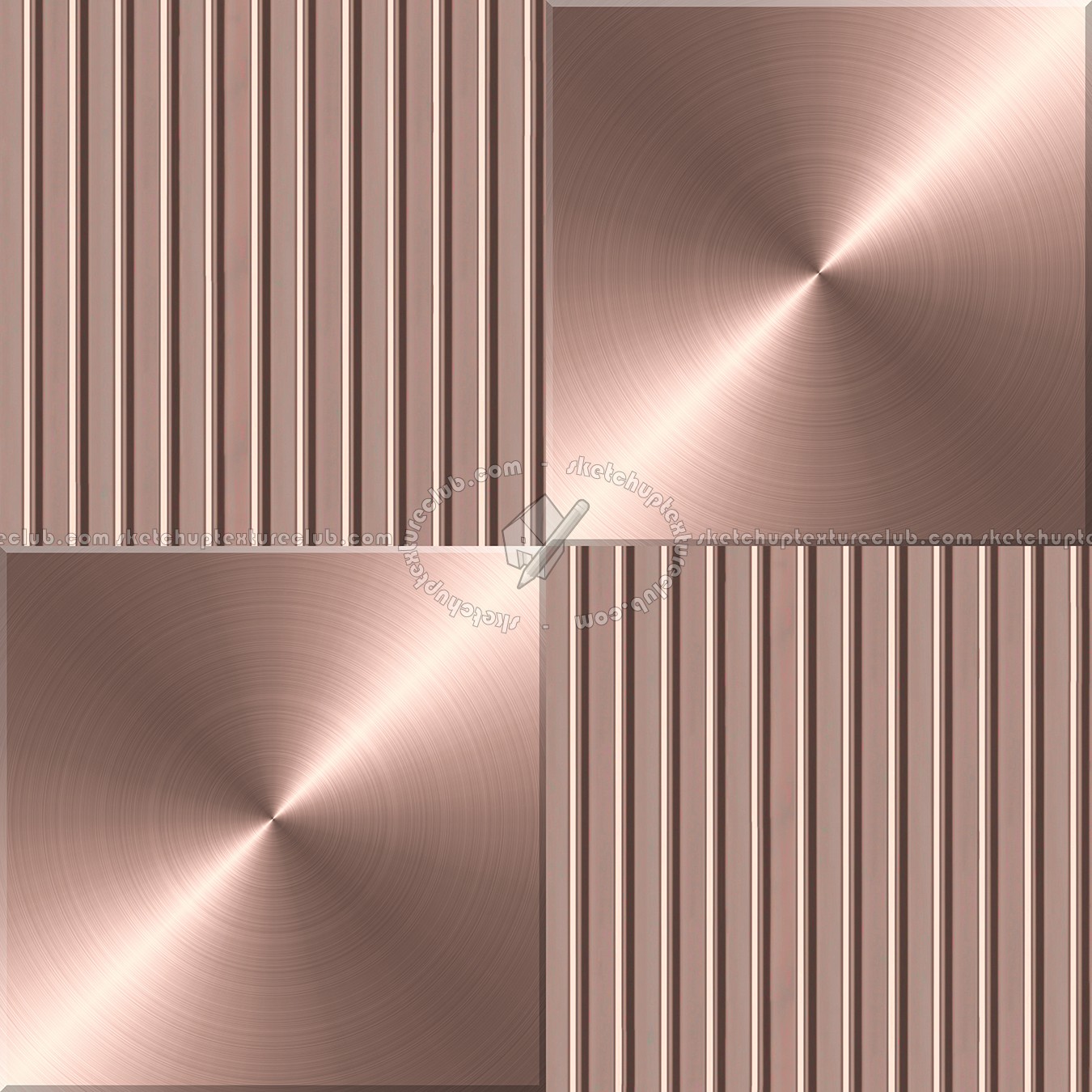 Textures   -   MATERIALS   -   METALS   -   Facades claddings  - Copper metal facade cladding texture seamless 10258 (seamless)